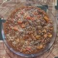 El cooksnap de Mariel Menoyo cuando hizo Guiso de lentejas.