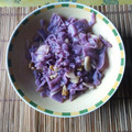 El cooksnap de Raquelilla cuando hizo Lombarda rehogada con manzana y almendras.