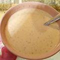 El cooksnap de Evita cuando hizo Gazpacho de invierno.