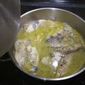 El cooksnap de naiara cuando hizo Dorada en salsa.
