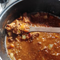 El cooksnap de Eduardo Oliveira cuando hizo Guiso de lentejas al curry.