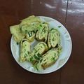 Cooksnap dari Phek hua untuk resep Telur dadar gulung