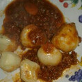 El cooksnap de vivii cuando hizo Ñoquis rellenos.