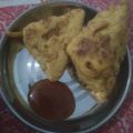 Sanskriti arya का कुकस्नैप जब उन्होंने पंजाबी स्टाइल ब्रेड पकौड़ा(punjabi style bread pakoda recipe in hindi) बनाया था।