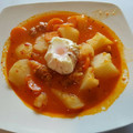 El cooksnap de Jazmín cuando hizo Patatas guisadas y huevo escalfado.