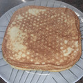 El cooksnap de Melina Pugener cuando hizo Panqueques con dulce de leche.