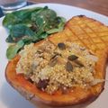 Cooksnap de Cookpad France sur la recette Courge butternut farcie au quinoa