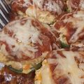 El cooksnap de soledad de pulpo cuando hizo Zapallitos rellenos de ricotta y pollo en salsa de tomate 🍅.