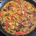 El cooksnap de Sr Rul cuando hizo Paella de higaditos de pollo y garbanzos.