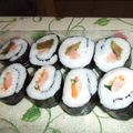 El cooksnap de Cuqui Bastida cuando hizo Sushi.