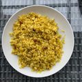 El cooksnap de ele cuando hizo Colirroz al curry con manzana y pasas.