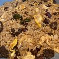 Cooksnap MocQue semasa beliau membuat Nasi Goreng Daging Cincang.