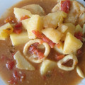 El cooksnap de Luis cuando hizo Pescado en salsa con patatas y marisco.