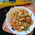 Susmita Ghosh's cooksnap of when they made ম্যাগি ভেল (Maggie bhel recipe in Bengali).