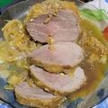 El cooksnap de Francisca Peña cuando hizo Peceto encebollado con mostaza.