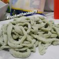 Cooksnap dari Amaly Group untuk resep Mie kangkung homemade (no telur & giling manual)