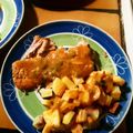 El cooksnap de Gonza Lo cuando hizo Bondiola de cerdo con salsa de mostaza y miel.