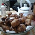 El cooksnap de Luciana cuando hizo Buñuelos de manzana.