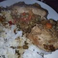 El cooksnap de Alexander Josseph cuando hizo Pollo arvejado con arroz.