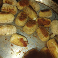 El cooksnap de Rocio Recalde cuando hizo Bomba de papa al horno con el puré de cebolla y relleno de queso.