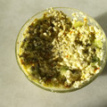 El cooksnap de Carmeta cuando hizo Queso fresco con kiwi, chía y polen de abeja.