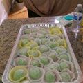 Cooksnap của Phương Ngân khi họ làm theo món Bánh bao chỉ ngũ sắc 