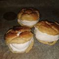 El cooksnap de Pili Anton Rebollo cuando hizo Profiteroles rellenos de nata.