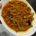 Cooksnap dari Yuniar Sarah untuk resep Usus ayam bumbu kuning pedas