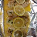 mikenazzi75's cooksnap of when they made Herbal Lemon Butter Salmon (or Tilapia).