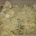 El cooksnap de Ana De Andrés cuando hizo Fideuá con pollo y champiñones.