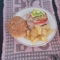 El cooksnap de Mariana Carrillo cuando hizo Hamburguesa de cerdo casera 🍔.
