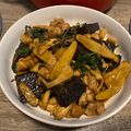 Demi 的 三杯總匯（雞肉 米血 杏鮑菇） cooksnap