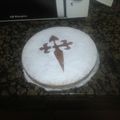 El cooksnap de paula cuando hizo Tarta de Santiago.