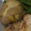 Cooksnap dari Deasy Ambar untuk resep Baked potato, smoked beef and cheese