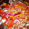 El cooksnap de Faby Caballero cuando hizo Chuletas de Cerdo al Horno con papas Crujientes.