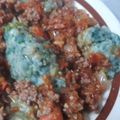 El cooksnap de Daniel Fernandez cuando hizo Malfatti de espinaca.