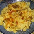 El cooksnap de Laura Aranda cuando hizo Como hacer Fideos caseros.