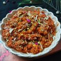 Rupa Tiwari का कुकस्नैप जब उन्होंने गाजर का हलवा (Gajar ka halwa recipe in hindi) बनाया था।