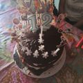 El cooksnap de Priscila cuando hizo Tarta Red Velvet.