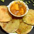 Dipa Bhattacharyya's cooksnap of when they made কড়াইশুঁটির কচুরি(Koraishutir Kochuri recipe in Bengali).