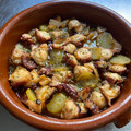 El cooksnap de Andrés cuando hizo Pulpo al ajillo.
