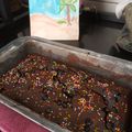 Cooksnap Ummi Hasni semasa beliau membuat Chocolate wacky cake - no butter, no milk, no eggs.