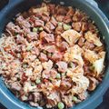 Diya Sawai का कुकस्नैप जब उन्होंने मटर सोयाबीन वड़ी पुलाव(Matar soyabeen vadi pulao recipe in Hindi) बनाया था।