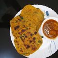 sandhya Dutta 's cooksnap of when they made মেথি পরোটা (methi paratha recipe in Bengali).