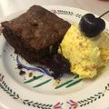 Luciano's cooksnap of when they made European Brownies.