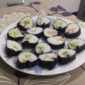 El cooksnap de Loren Fuentes Morales cuando hizo Sushi (Futo-maki).