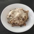 El cooksnap de Paz cuando hizo Risotto de champiñones.