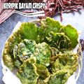 Cooksnap dari Arshiya Kitchen untuk resep Keripik Bayam tepung