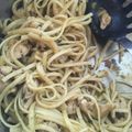 El cooksnap de Norman Daniel Murillo Quesada cuando hizo Pasta con camarones al ajo con limón.