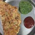 Heena Manani's cooksnap of when they made વેજીટેબલ પુડલા (Vegetable Pudla Recipe In Gujarati).